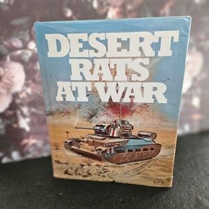 Vtg Desert Rats At War by George Forty - 1980 HC DJ Book‎